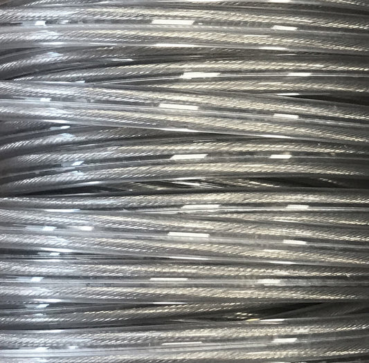 0901230-T 25m TRANSPARENT DECORATIVE CABLE 2x0.75mm CORD