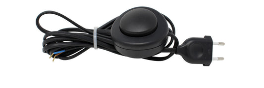 H038057 3m CONEXION CON INTERRUPTOR DE PIE NEGRA