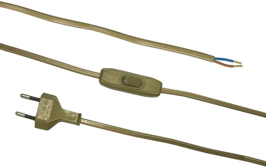 CONEXION CON INTERRUPTOR + CLAVIJA ORO