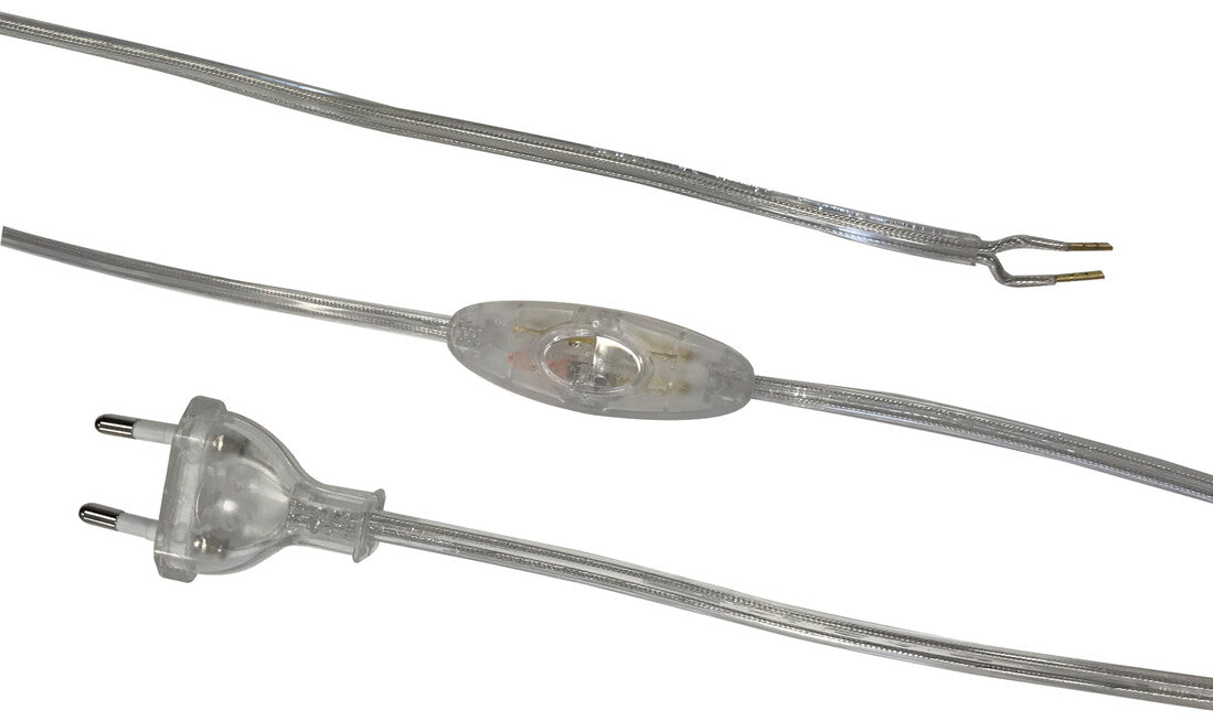 H038055 1,5m CONEXION CON INTERRUPTOR TRANSPAREN