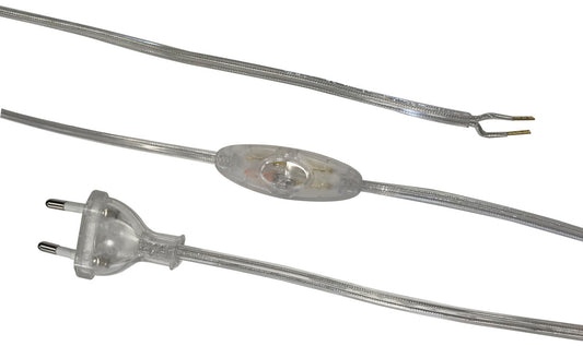 H038055 1,5m CONEXION CON INTERRUPTOR TRANSPAREN