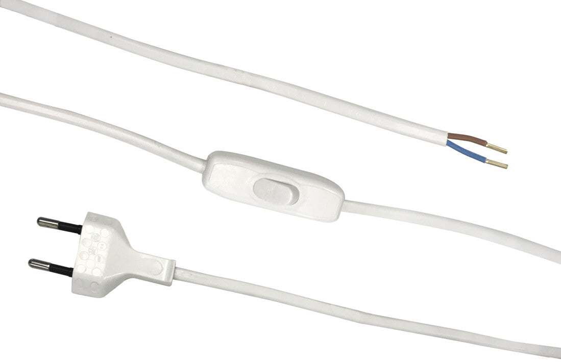 46023 1,5m CONEXION CON INTERRUPTOR BLANCO ALG