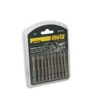 BPZ150 PUNTA ATORNILLADORA POZIDRIV 1x50mm 1/4´ ACERO SET 10u MOTA