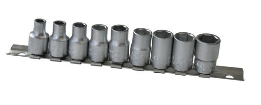 EK211 JUEGO BOCALLAVES 4 A 14 mm 3/8´ 9 PIEZAS MOTA