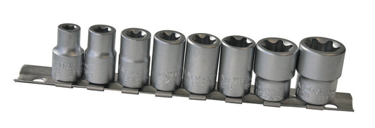 EK231 JUEGO BOCALLAVES 3/8´ TORX HEMBRA 8 A 20mm 8 PIEZAS MOTAS