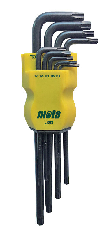 LR93 JUEGO LLAVES TORX LARGAS 9 PIEZAS MOTA