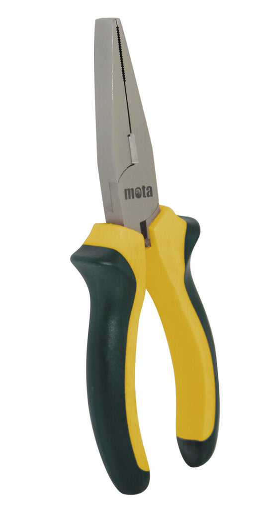 Q406 ALICATE PUNTA CHATA CON CORTE 160mm MOTA