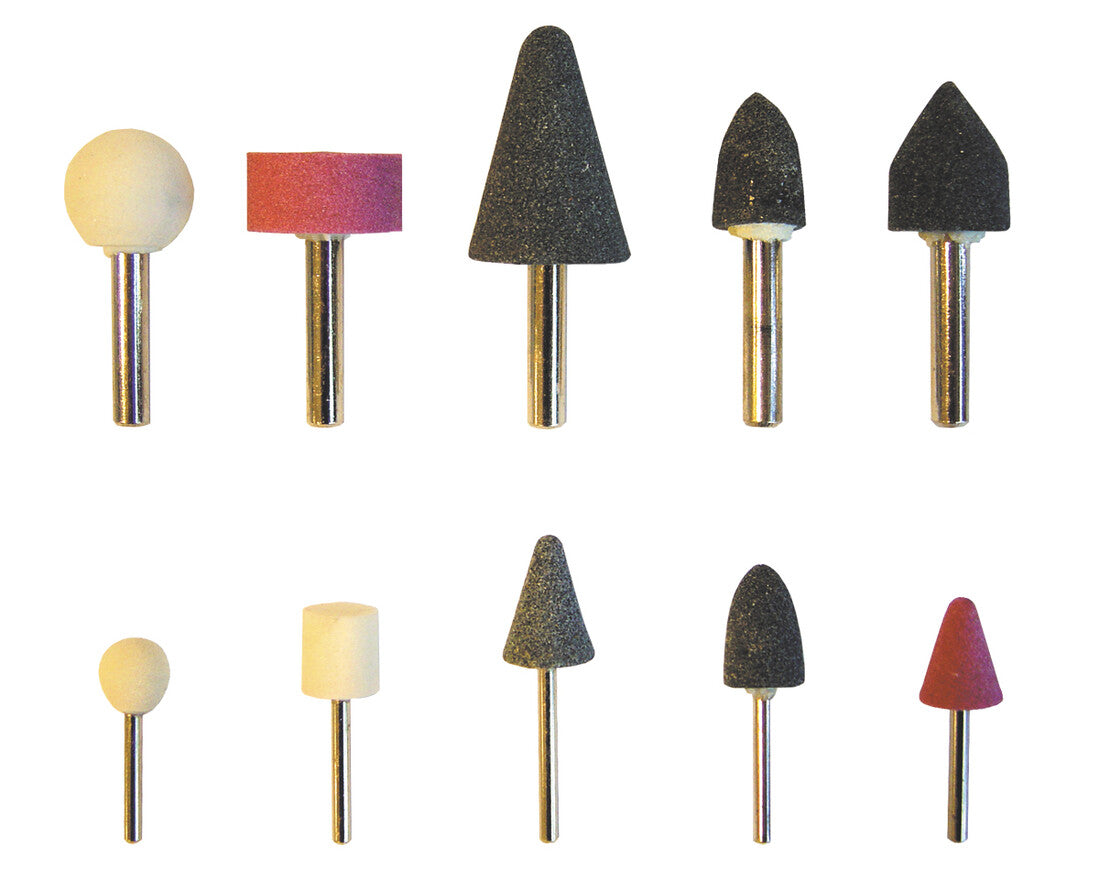 A260 JUEGO 10ud PIEDRAS MONTADAS 3 Y 6mm MOTA