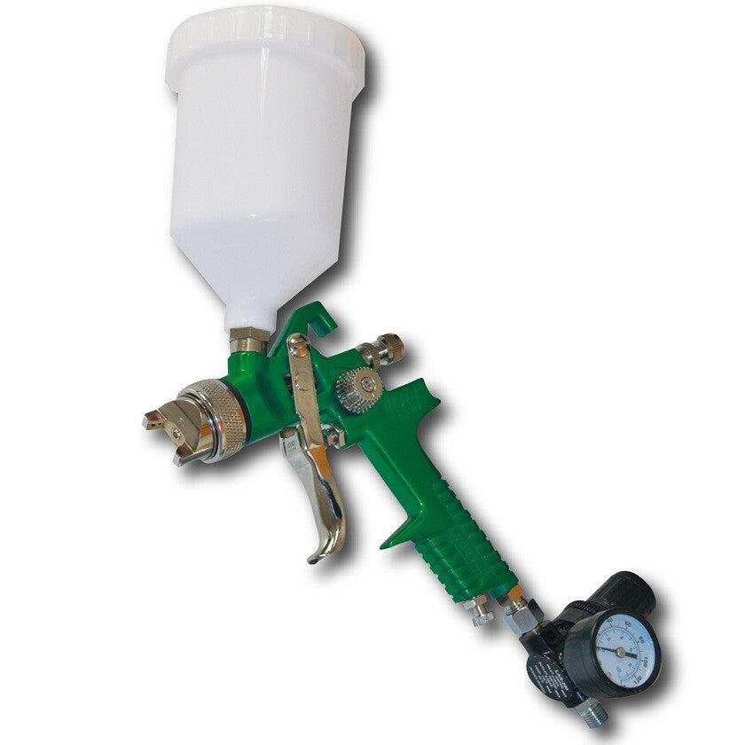 P700 PISTOLA PINTURA C/MANOMETRO DEPOSITO 600cc Y BOQUILLA 1,4mm MOTA