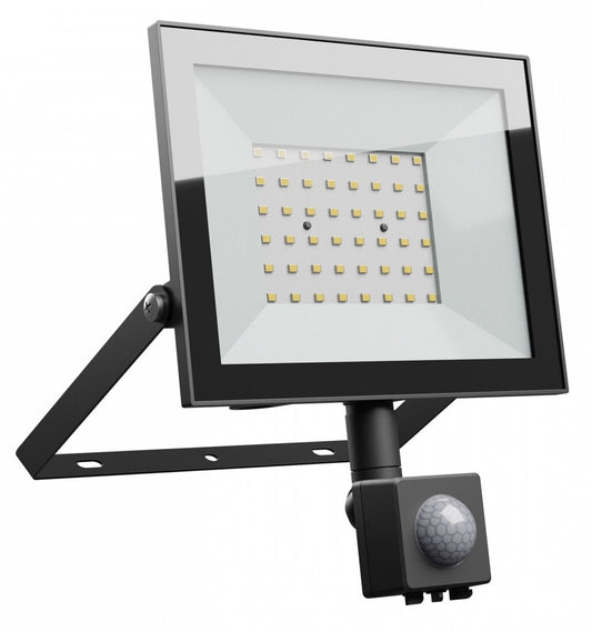 SLI029073CW_CZUJNIK_PW PROYECTOR LED C/SENSOR NEGRO 50W 6000K SPECTRUM