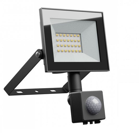 SLI029071CW_CZUJNIK_PW PROYECTOR LED C/SENSOR NEGRO 20W 6000K SPECTRUM