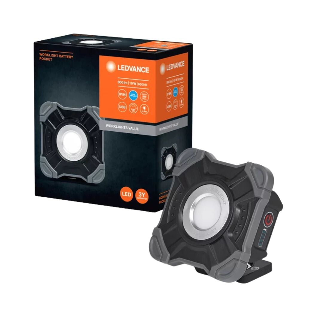 831117 LEDVANCE VALUE LED AKKU-STRAHLER 10W 6500K