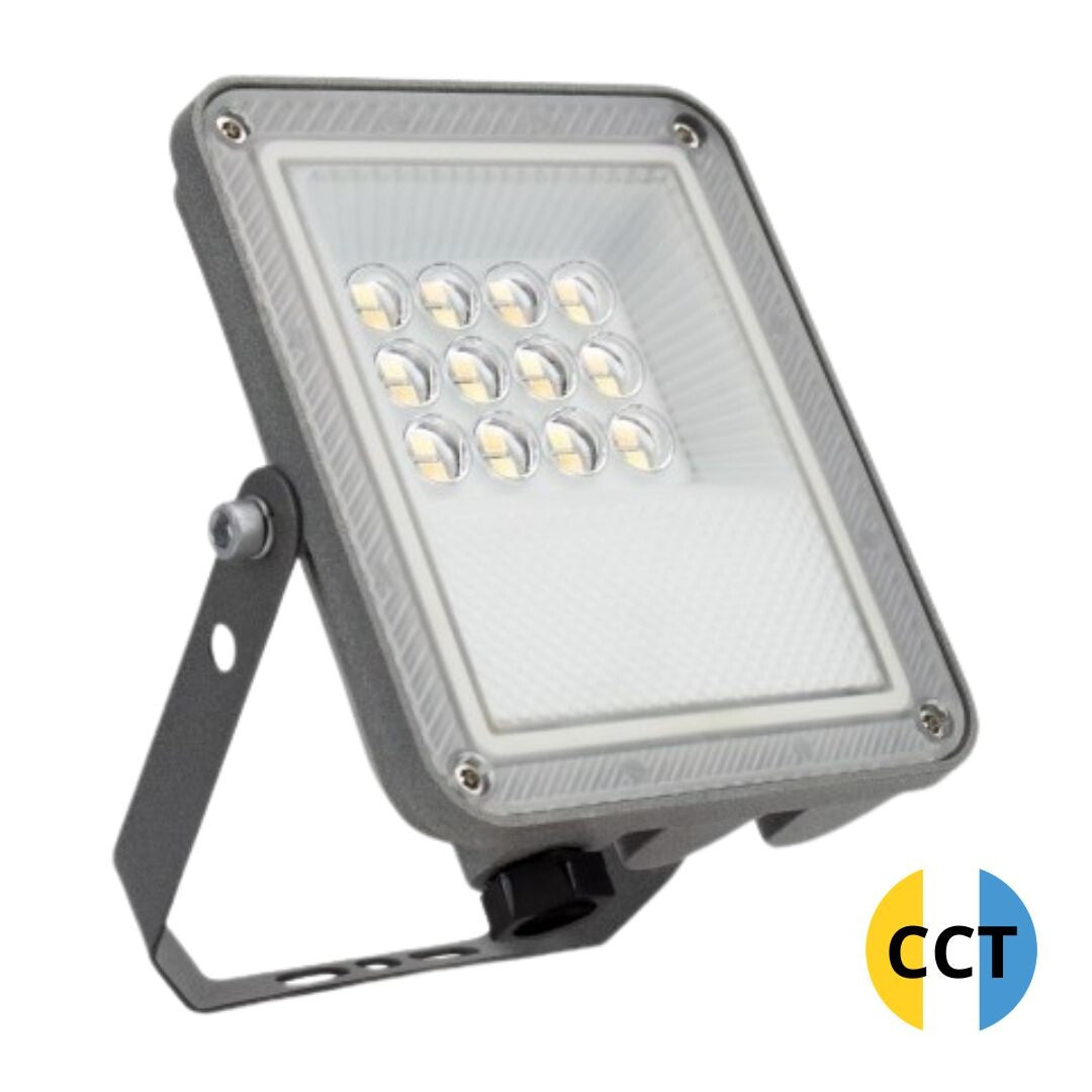 SLI029081CCT_PW PROYECTOR LED GRIS 10W CCT IP65 SPECTRUM