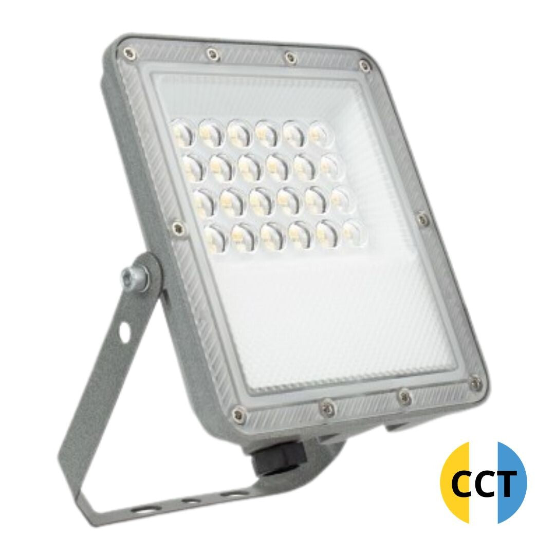 SLI029082CCT_PW PROYECTOR LED GRIS 20W CCT IP65 SPECTRUM