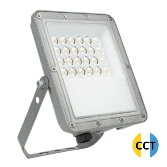 SLI029082CCT_PW PROYECTOR LED GRIS 20W CCT IP65 SPECTRUM