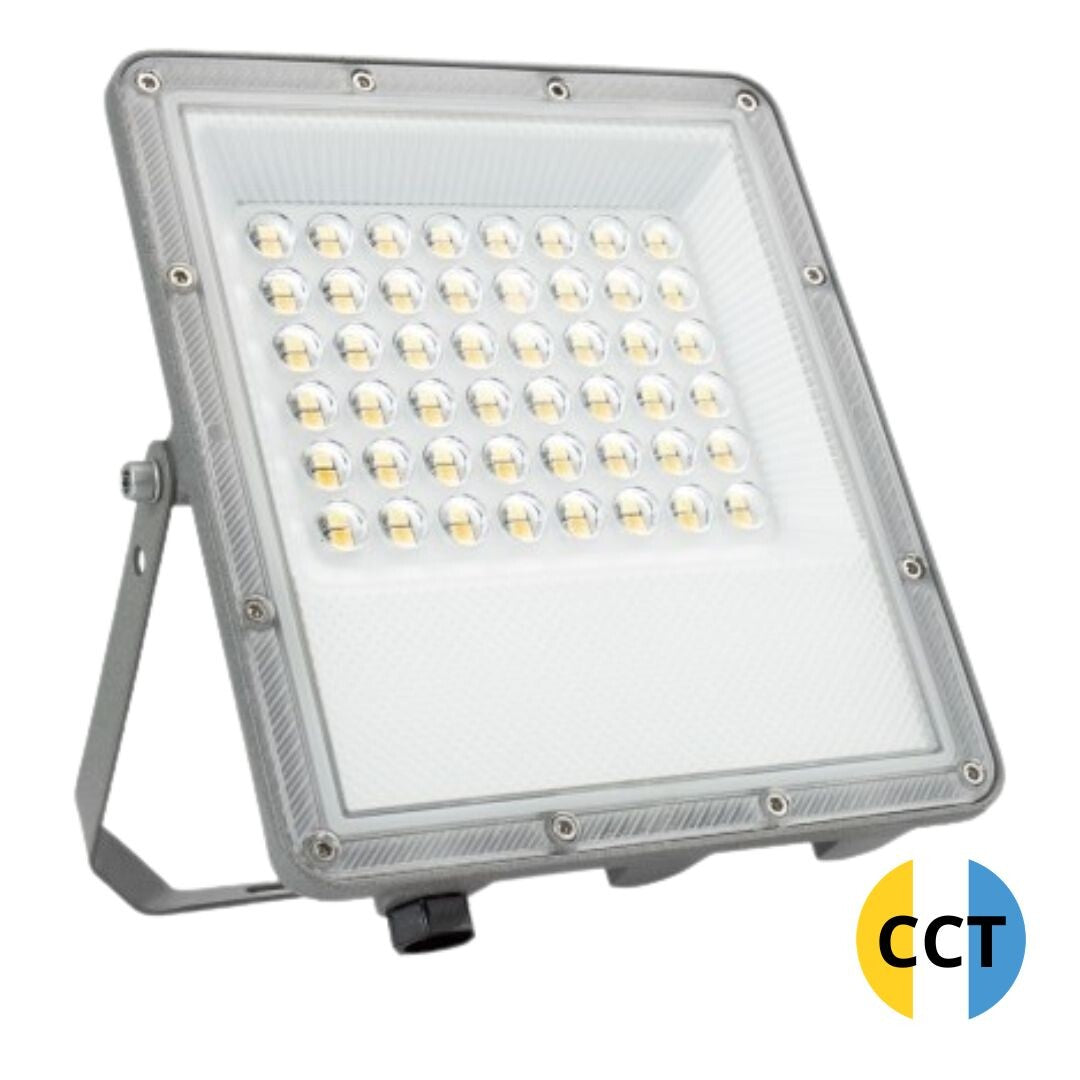 SLI029084CCT_PW PROYECTOR LED GRIS 50W CCT IP65 SPECTRUM