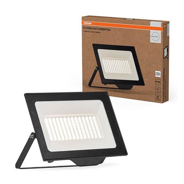 429576 PROYECTOR LED NEGRO 100W 4000K 10000Lm ESSENTIAL OSRAM
