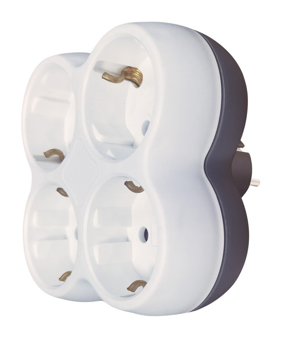 103000021 ADAPTADOR 4 SALIDAS BLANCO GSC