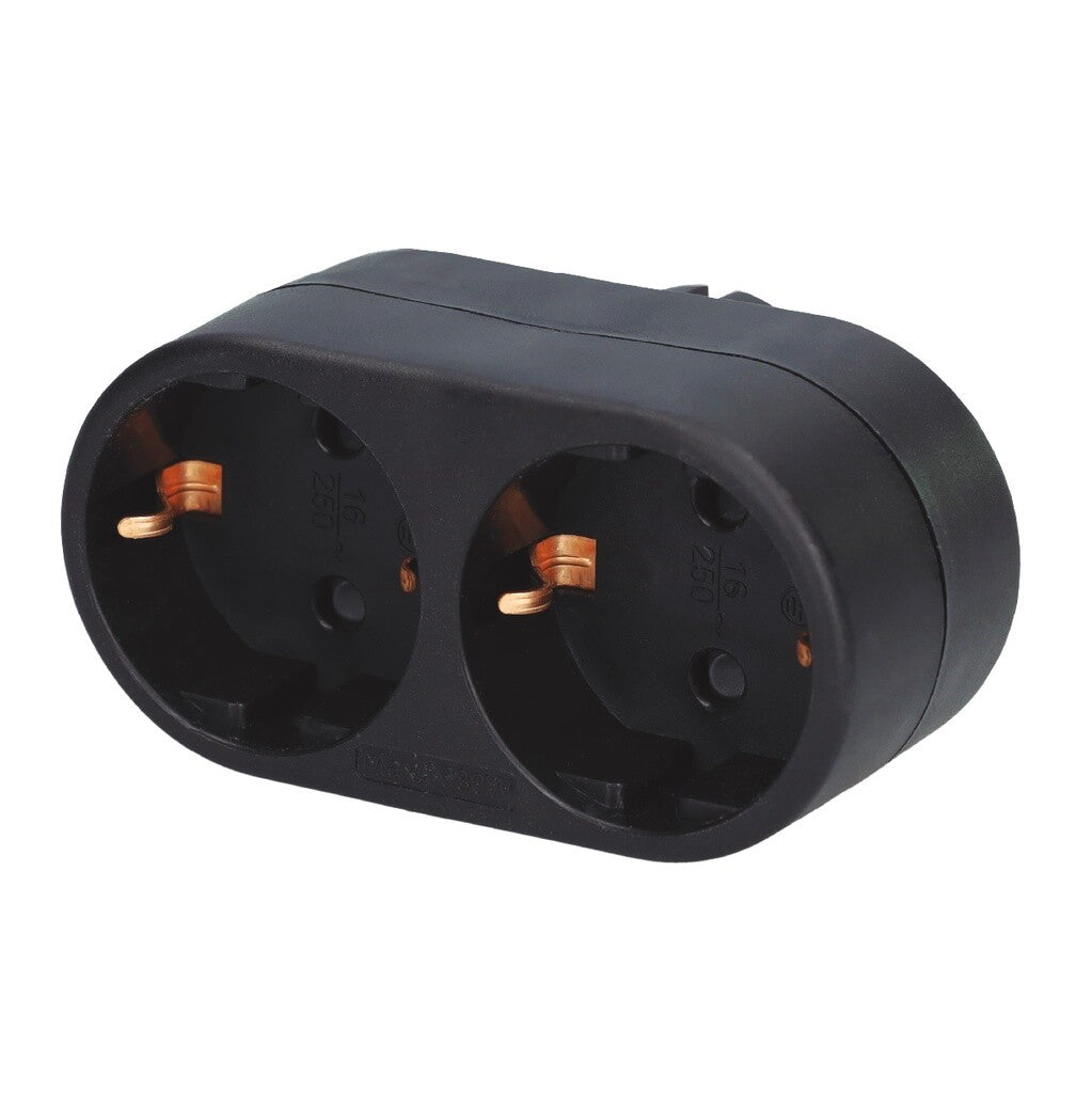 103000024 DOPPELANSCHLUSS-ADAPTER SCHWARZ GSC