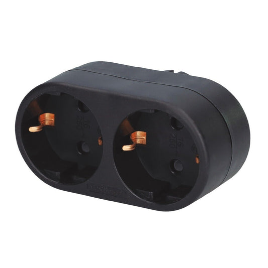 103000024 DOPPELANSCHLUSS-ADAPTER SCHWARZ GSC