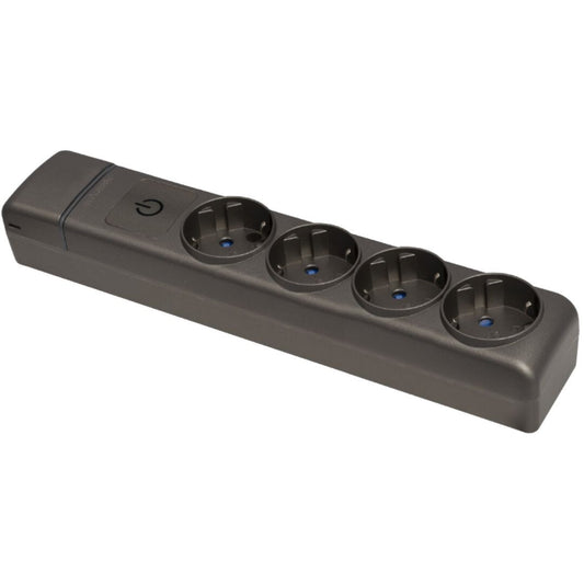 8004PILNG BASE MULTIPLE GRAFITO 4T SIN CABLE CON INTERRUPTOR ION SOLERA