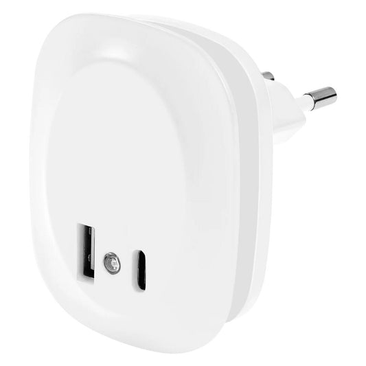 088513 LED-NACHTLICHT 0,5W SENSOR M. USB A- UND C-LADEGERÄT LUNETTA EDGE LEDVANCE