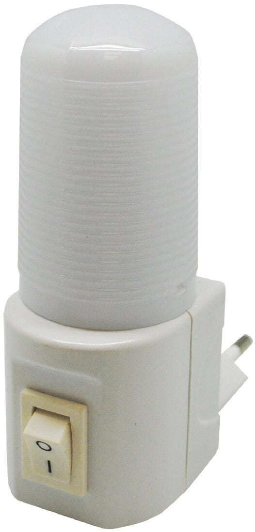 1101496 PILOTO LUZ NOCHE LED TRANSPARENTE CON INTERRUPTOR 1W F-BRIGHT