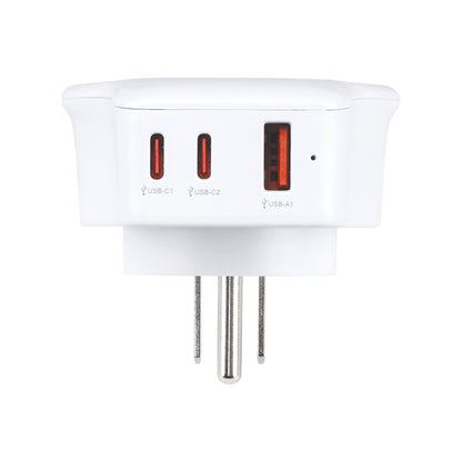 CL410104 ADAPTADOR UNIVERSAL DE VIAJE PARA US USB A+2 USB C 20W SIMON