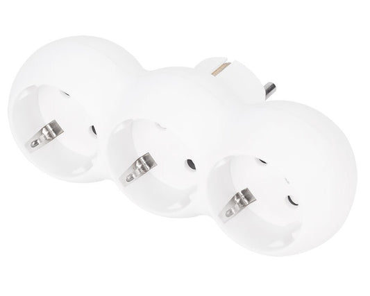 CL118901 DREIFACHADAPTER WEISS 16A 250V SIMON
