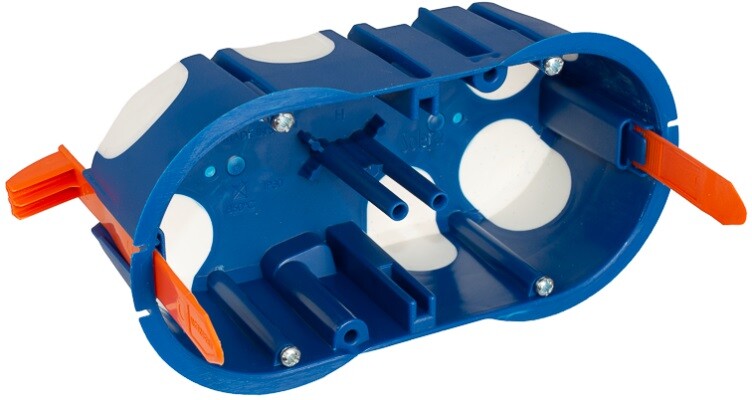 5725E CAJA EMPOTRAR EFICIENTE PARA TABIQUE HUECO 2 ELEMENTOS FIJACION BRIDAS SOLERA