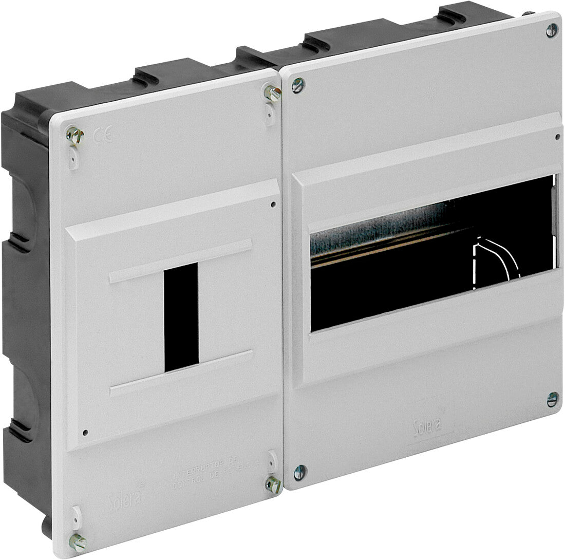CAJA EMPOTRAR ICP HASTA 8 ELEMENTOS 277 x 188 x 55