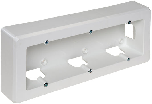 93 SOCKEL 3 ELEMENTE WEISS SOLERA 253x96x43mm