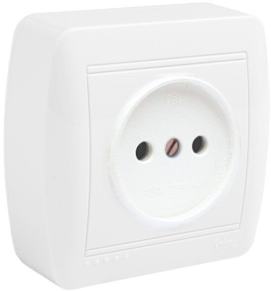 MUR07U BASE SUPERFICIE 2P BLANCO SERIE MURAL SOLERA