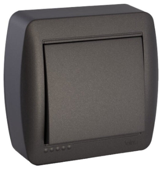 MUR02NGU SURFACE SWITCH GRAPHITE MURAL SERIES SOLERA