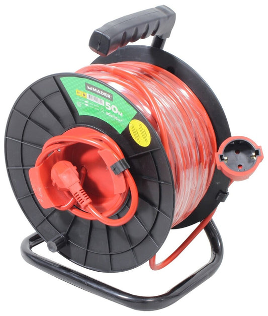 90675 50m EXTENSIBLE ENROLLACABLES EXTERIOR 3x1,5mm MADER