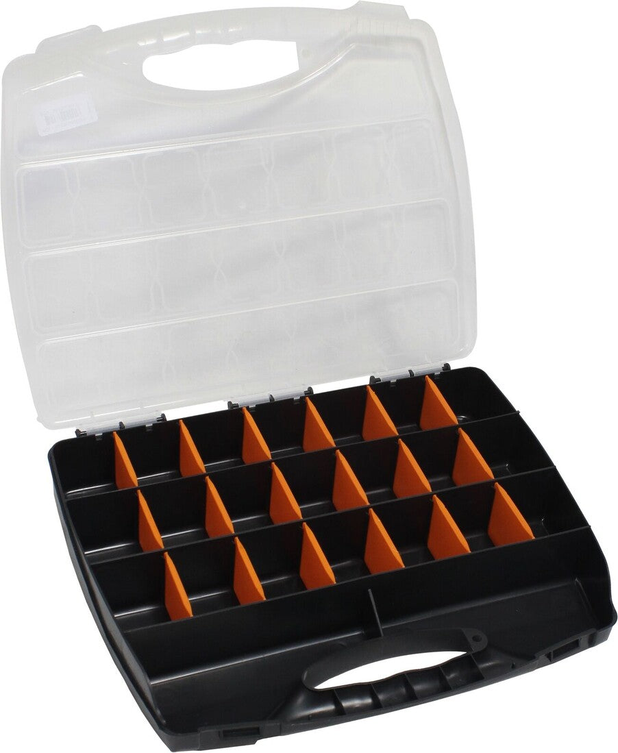2045 ESTUCHE PLASTICO MULTIUSOS 22 COMPARTIMENTOS