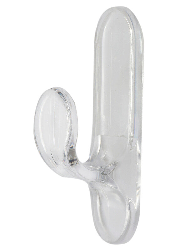 P3002T BL PERCHA LENGUA PLASTICA ADHESIVA 95x30mm