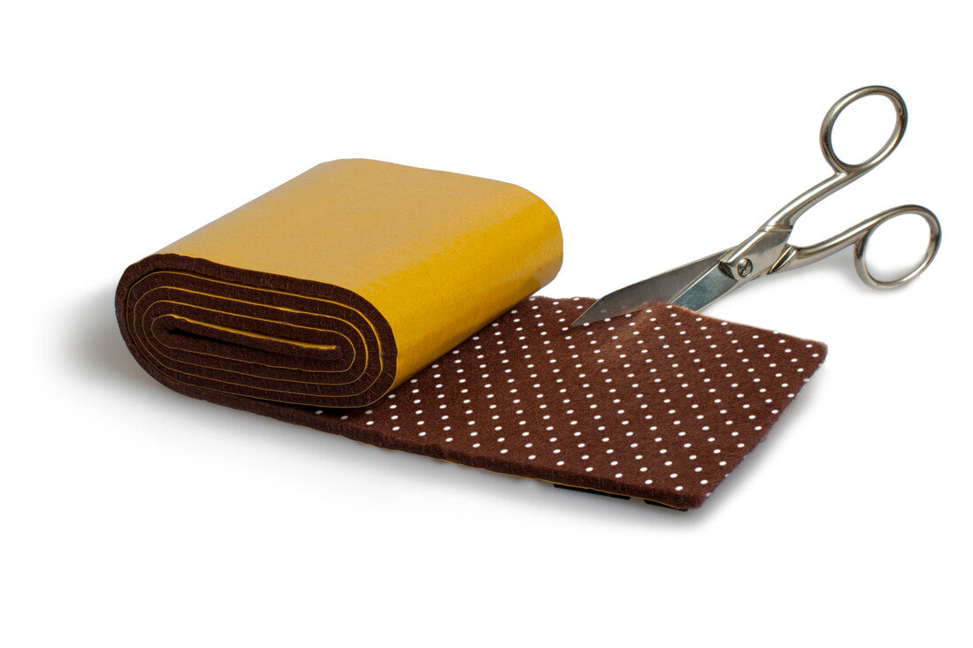 F2002M BL 1m ROLLO FIELTRO ANTIDESLIZ MARRON 8,5cm