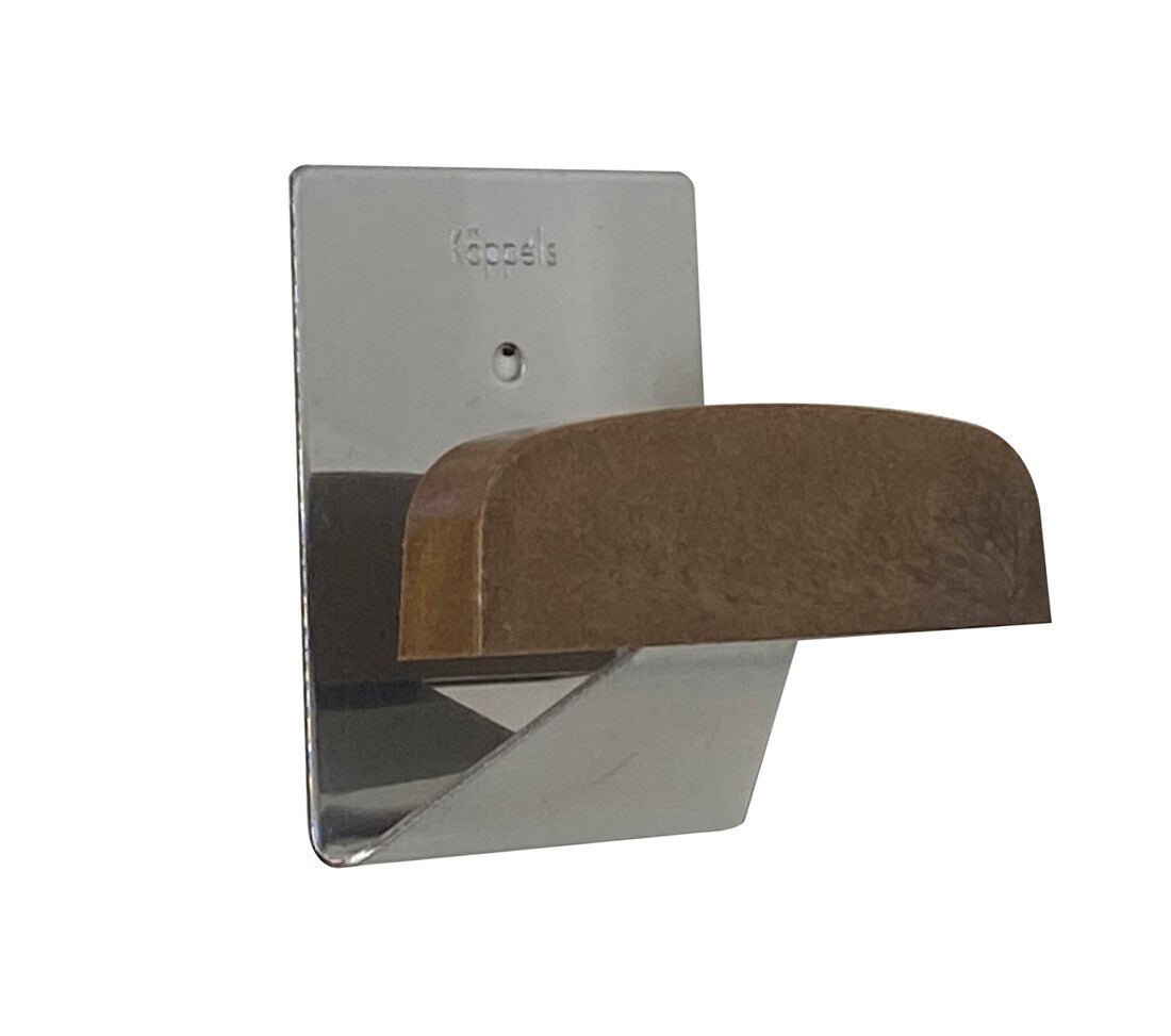 P3003M PERCHA GRANDE ACERO ADHESIVA O TORNILLO MADERA