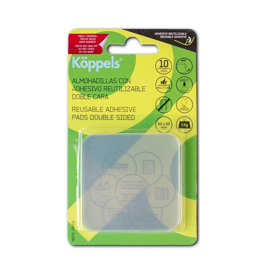 P6001T ALMOHADILLAS CON ADHESIVO REUTILIZABLE DOBLE CARA KOPPELS