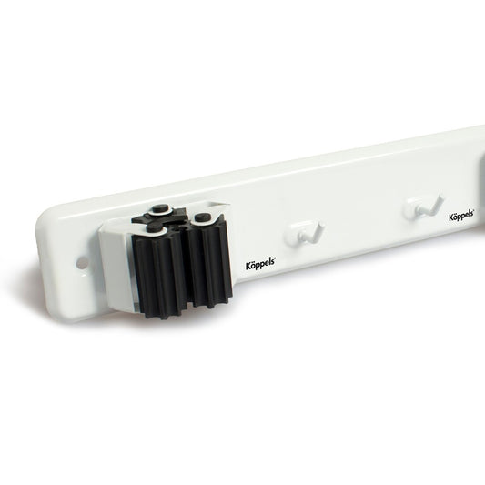 E1002B DOPPEL-BESENHALTER MIT SCHRAUBEN KOPPELS
