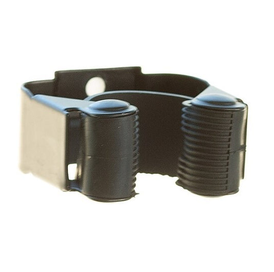 E1006N CUELGA ESCOBAS PINZA NEGRO ADHESIVO O TORNILLO KOPPELS