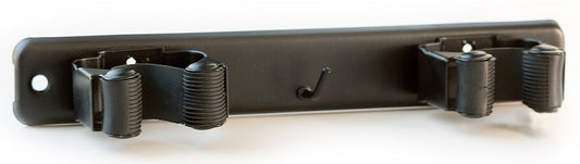 E1007N CUELGA ESCOBAS DOBLE PINZA NEGRO ADHESIVO O TORNILLO KOPPELS