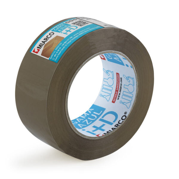 32936 ADHESIVE TAPE POLYPROPYLENE BLUE BROWN RANGE 48mm x 66m MIARCO