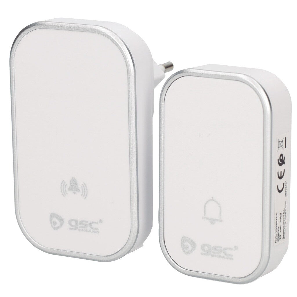 104000010 KINETIC WIRELESS DOORBELL WHITE PLUMTREE GSC