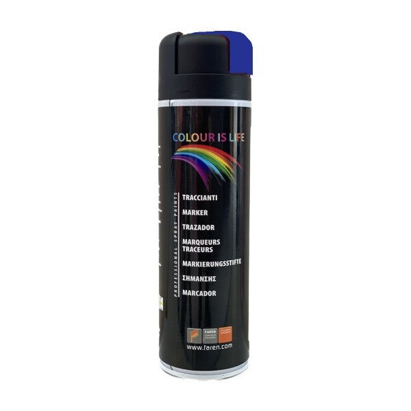 8VD500 SPRAY PINTURA AZUL FLUORESCENTE 500ml