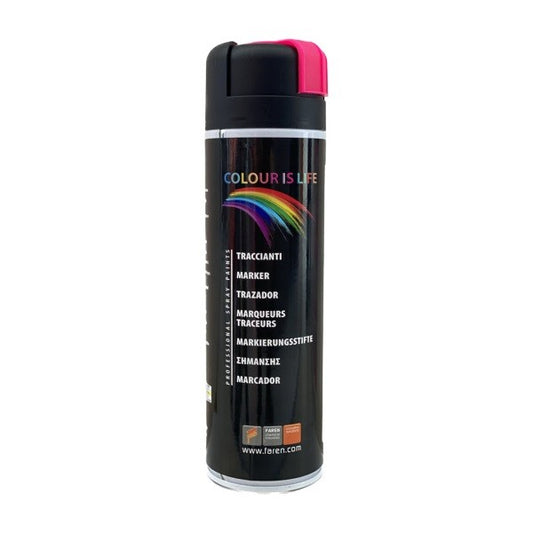 8VG500 SPRAY PINTURA ROSA FLUORESCENTE 500ml
