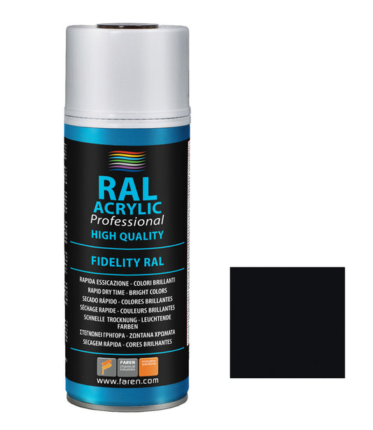 5VN400 SPRAY PINTURA NEGRO SATIN RAL 9005 400ml.