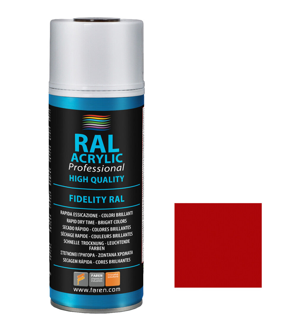4VH400 SPRAY PINTURA ROJO SEÑALES RAL 3001 400ml.