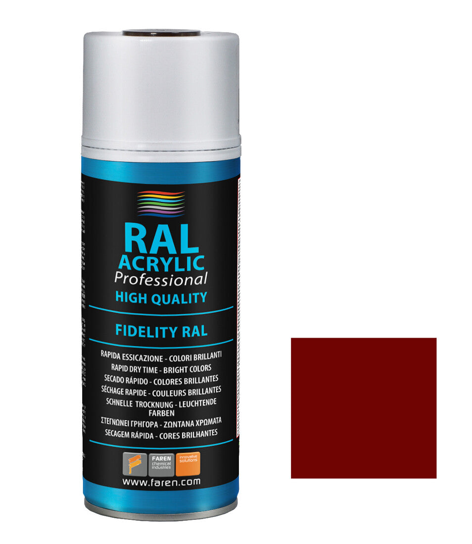 6VN400 SPRAY PINTURA ROJO CARMIN RAL 3002 400ml
